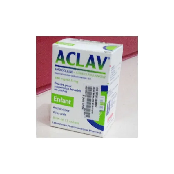 ACLAV 500MG/62.5MG/ST/B12