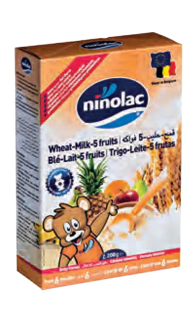 NINOLAC 5 FRUITS BLE/LAIT 200G